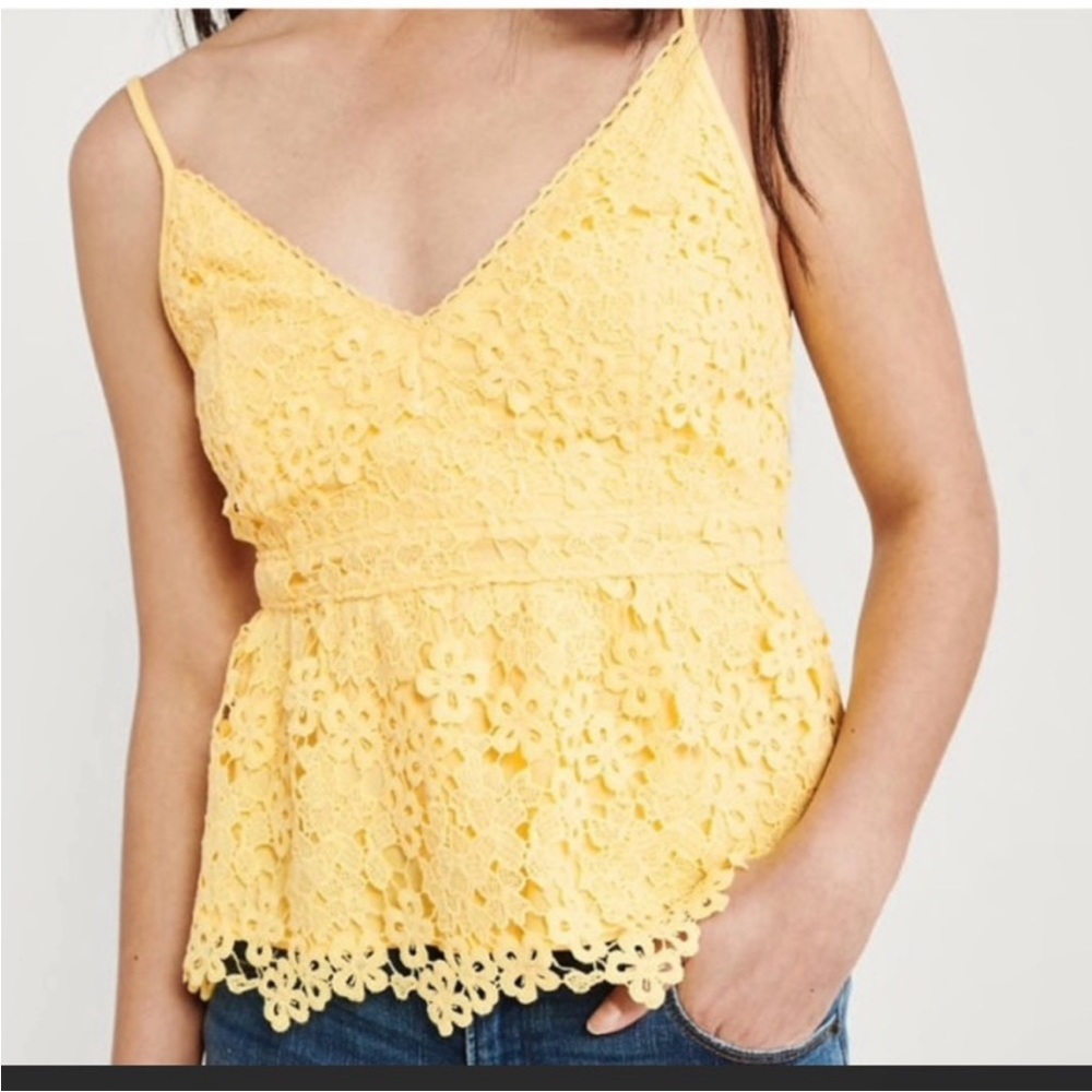 Abercrombie Peplum Tank - Size S